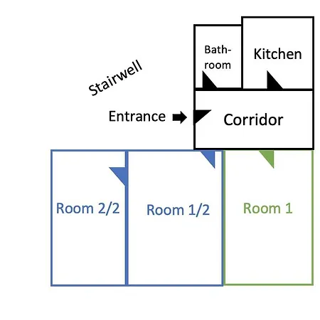 Einzelzimmer Fuer Bis Zu 2 Personen - 4 Og Ντούισμπουργκ