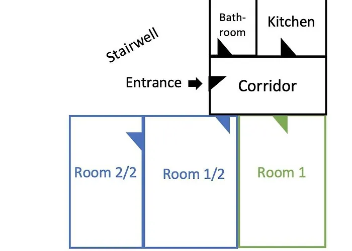 Einzelzimmer Fuer Bis Zu 2 Personen - 4 Og Duisbourg